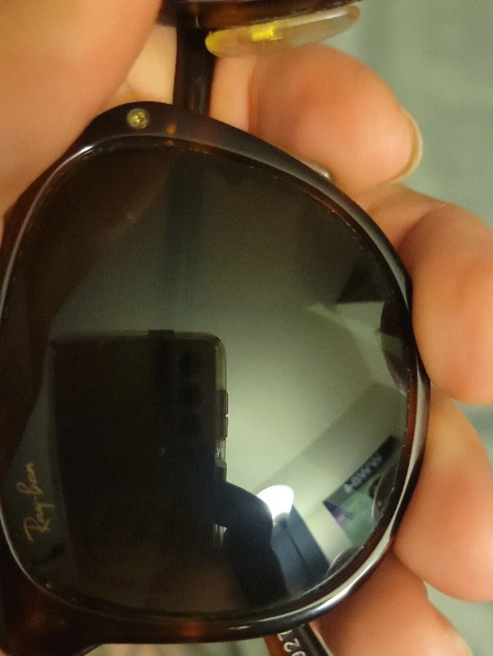 Ray-Ban Brown Tortoise Frame Sunglasses with Gold Accents